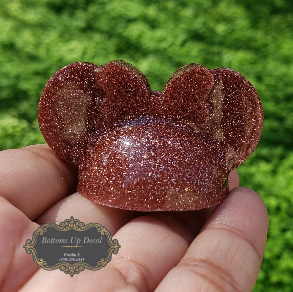 Minnie mouse straw toppers